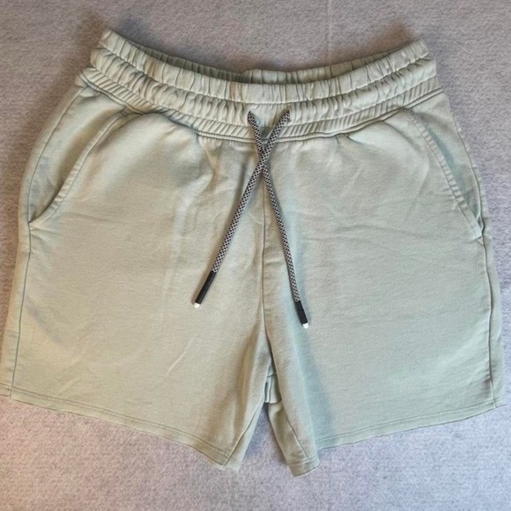 Original unisex San Francisco WorkShirts shorts light seafoam green L Drawstring
